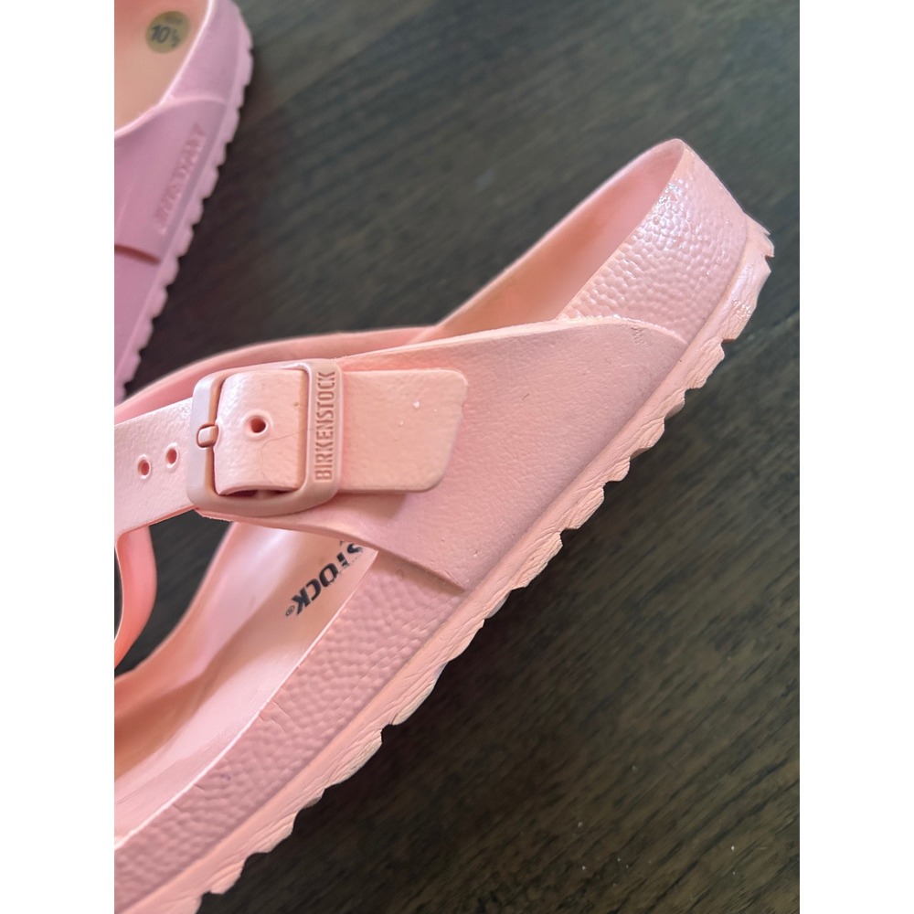 Birkenstock Gizeh EVA Sandals Coral Pink Women 41 L10 M8 Waterproof Flip Flops - Picture 6 of 8